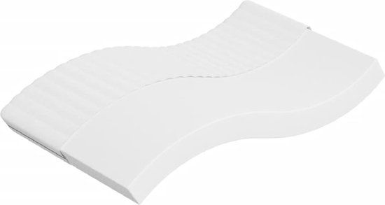 vidaXL Schuimmatras middelzacht 120x200 cm
