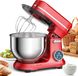Robot pâtissier - BM602E - 1200 W, 11 vitesses, moteur DC, écran OLED, inclinable, bol de 5 litres - Rouge