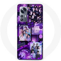 Xiaomi 12 5G bts concept paars hoesje