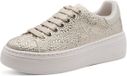 Tamaris dames sneaker 1-23795-46-179 lage glitter beige