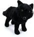Pia Soft Toys Knuffeldier Wolf - zachte pluche stof - zwart - kwaliteit knuffels - 30 cm - Wolven