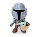 Simba Star Wars The Mandalorian & Mini Grogu 25 cm – pluche dier, knuffelig knuffeldier, zacht pluche, cadeau-idee voor kinderen en fans, vanaf 0 maanden