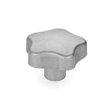 Ganter Normelemente GN 5336-40-M8-E-MT aluminium mat handgreep 40 mm schroefdraad M18