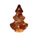Anna's Collection Boompje glas LED 15,5x9,5 cm bordeaux