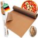 Shenzhen Haorui Industrial Technology Co., Ltd. Rouleau de papier de cuisson permanent - Papier de cuisson réutilisable de qualité supérieure - Tapis de cuisson permanent - Résistant à la chaleur, découpable, antiadhésif, lavable au lave-vaisselle (rouleau 220x40 cm)