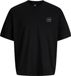Jack & Jones T-shirt met logo op de achterkant, ronde hals, korte mouw, 100% katoen, maat XL, zwart