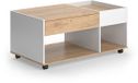 Vicco Maik Salontafel – 110 x 60 cm Eik goud/wit