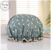 New Age Devi Thuis in Waren B.V. 2 x Dikke Douche muts - Shower Cap - Flamingo Blue