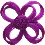 Unbekannt Love Hair Extensions Haar-Accessire Blume mit Elastischem Band Farbe mauve