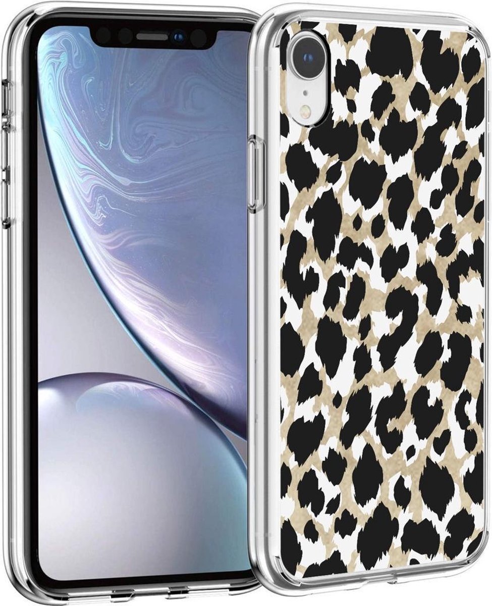 imoshion voor de iPhone Xr hoesje - Luipaard - Goud / Zwart