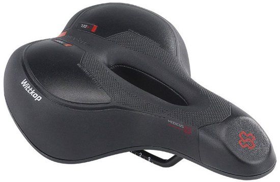 Wittkop Medicus Pro 6.2 Dames Fietszadel - Zwart - Stadsfiets - Unisex