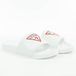 GUESS Classic logo triangle Pantoufles Homme Blanc Synthétique Taille 44