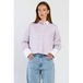Spooq the label gestreepte top - paars/ecru