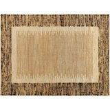 Tapis en coton, laine et jute 150 x 210 cm