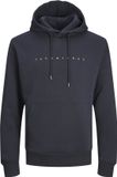 Jack & Jones Trui Jjestar Jj Sweat Hood Noos Pls 12243527 Dark Navy Mannen Maat - 7XL