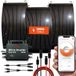 Wonder Full Energy – complete zonne-set, klaar om aan te sluiten, flexibel, 300 W – monokristallijn, hoog rendement, IP67 – licht – gebogen oppervlakken – voor balkon, camper, boten enz. – Plug and