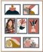 Atmosphera Collage fotolijst - 7 foto's - 10x15 cm - Hout - Beige/Wit - 42x52 cm