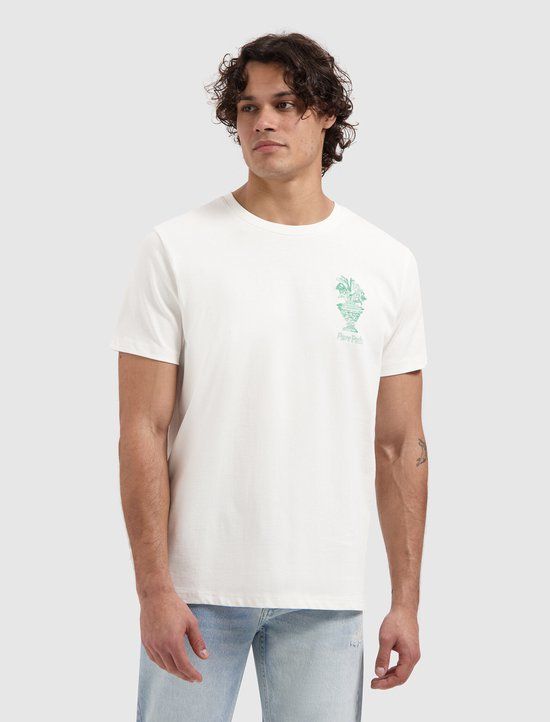 Pure Path T-shirt Embroidered Vase Off White