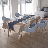 Bonamaison Tafelkleed, Anti-Mold, Sneldrogend, Waterdicht, 100% Polyester Tafellaken, Willekeurig patroon, 140 x 200 Cm - Ontworpen en Vervaardigd in Turkije
