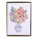 Graphique Bloemen Wenskaarten | 16 Pack | Alle gelegenheden Blanco Notitiekaarten met Enveloppen | Bloemontwerp Boxed Set voor Gepersonaliseerde Notities | Glitter Accenten | 8,3 cm x 12 cm