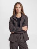 hummel hmlI-D FUNNEL NECK STRIPE JACKET Vrouwen SHALE Polyester M Lente/Zomer 2026