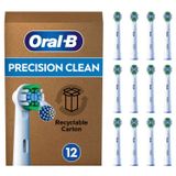 Oral-B Precision Clean Pro - Opzetborstels met CleanMaximiser Technologie - 12 Stuks