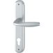 HOPPE Deurkruk NEW YORK - op Schild PZ 88, Deurdikte 35-45, VK 8/8,5 Zilver Geanodiseerd