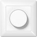 Jung Draaidimmer LED met draaischakelaar, met geïntegreerd frame, Duroplast, Serie AS, alpinewit AS 5544.03 V WW