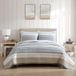Nautica Queen Quilt Set, Reversible Cotton Bedding with Matching Shams, Modern All-Season Home Decor (Dover Beige, Queen)