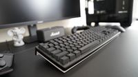 Ducky Zero 6108 Classic Black - toetsenbord - full-size - US QWERTY - Cherry MX2A Speed Silver - RGB - 2.4GHz - Bluetooth - USB-C - hot-swappable