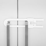 Topcom Dubbele deursluiter (CP103) Wit Kunststof