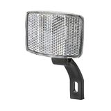 cyclingcolors Voorreflector Wit Fiets met Verstelbare Reflector Reflector Stad Road Fixie Singlespeed MTB