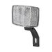 cyclingcolors Voorreflector Wit Fiets met Verstelbare Reflector Reflector Stad Road Fixie Singlespeed MTB