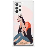 ERT GROUP mobiel telefoonhoesje voor Samsung A33 5G origineel en officieel erkend Babaco patroon Dogs 004 optimaal aangepast aan de vorm van de mobiele telefoon, gedeeltelijk bedrukt
