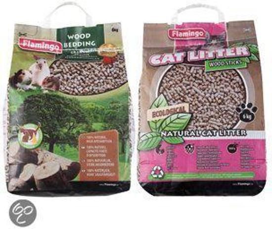 FLAMINGO Houtkorrels - 15KG - 10L