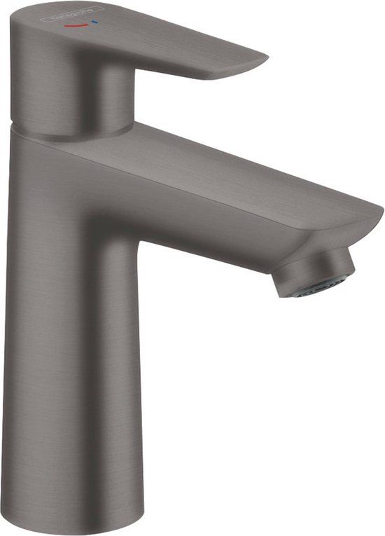 Hansgrohe Talis E 110 CoolStart Waschtischarmatur mit Zugstange - Brushed Black Chrome