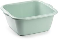 PLASTICFORTE Teiltje/Afwasbak - Vierkant - Kunststof - 25 Liter - 49 x 47 x 20 cm - Mintgroen