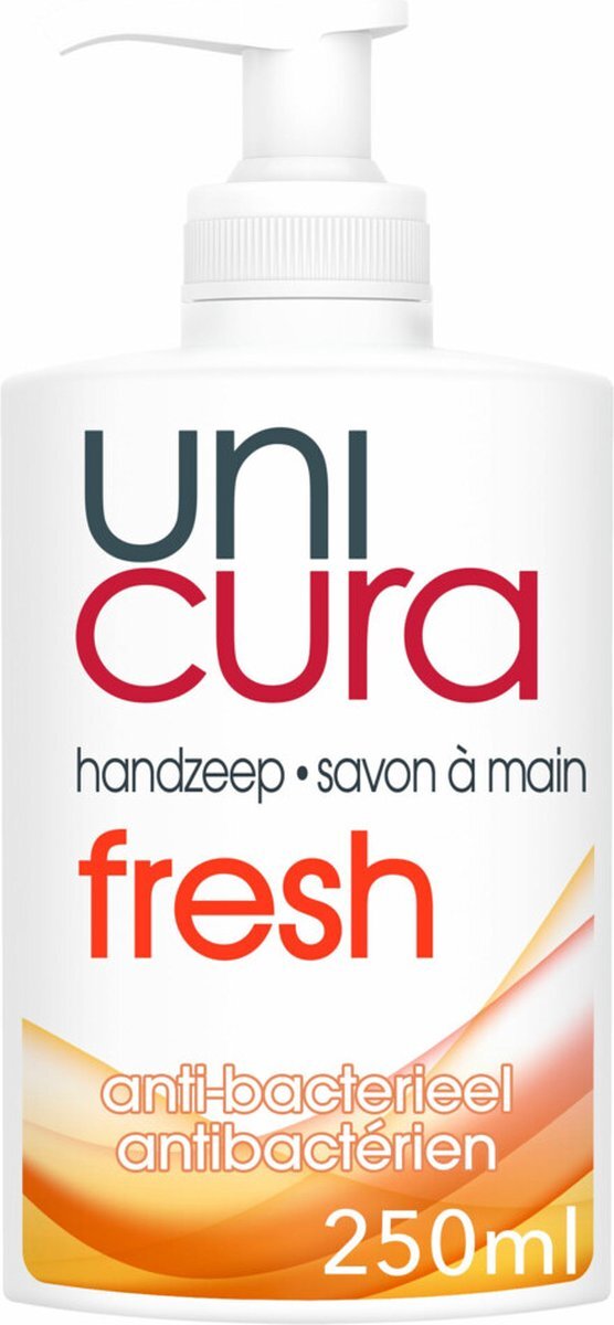 Unicura 6x Vloeibare Handzeep Anti Bacterieel Fris 250ml
