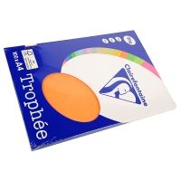 Clairefontaine gekleurd papier oranje 80 grams A4 (100 vel)