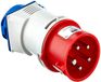 PCE 47422L caravanadapter 5-polig, 1 x CEE 16 A, 1 x Schuko 16 A