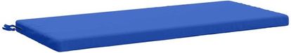vidaXL - Coussin de banc - SOEST - 100% Polyester - Bleu royal