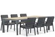 Lifestyle Garden Furniture Lifestyle Lifestyle Marseille/Borello 240 cm dining tuinset 7-delig