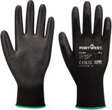 Portwest A120 PU Handschoen Zwart Maat XXS