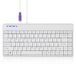 Perixx PERIBOARD-409PW Bedraad PS2 Minitoetsenbord - Wit - VS Engelse Lay-out