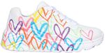 Skechers Uno Lite Spread The Love Schoenen Wit EU 27 1/2 Meisjes