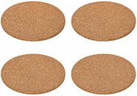 Alessandro Onderzetter voor pannen - set van 4 - kurk - rond - 18 cm - hittebestendig