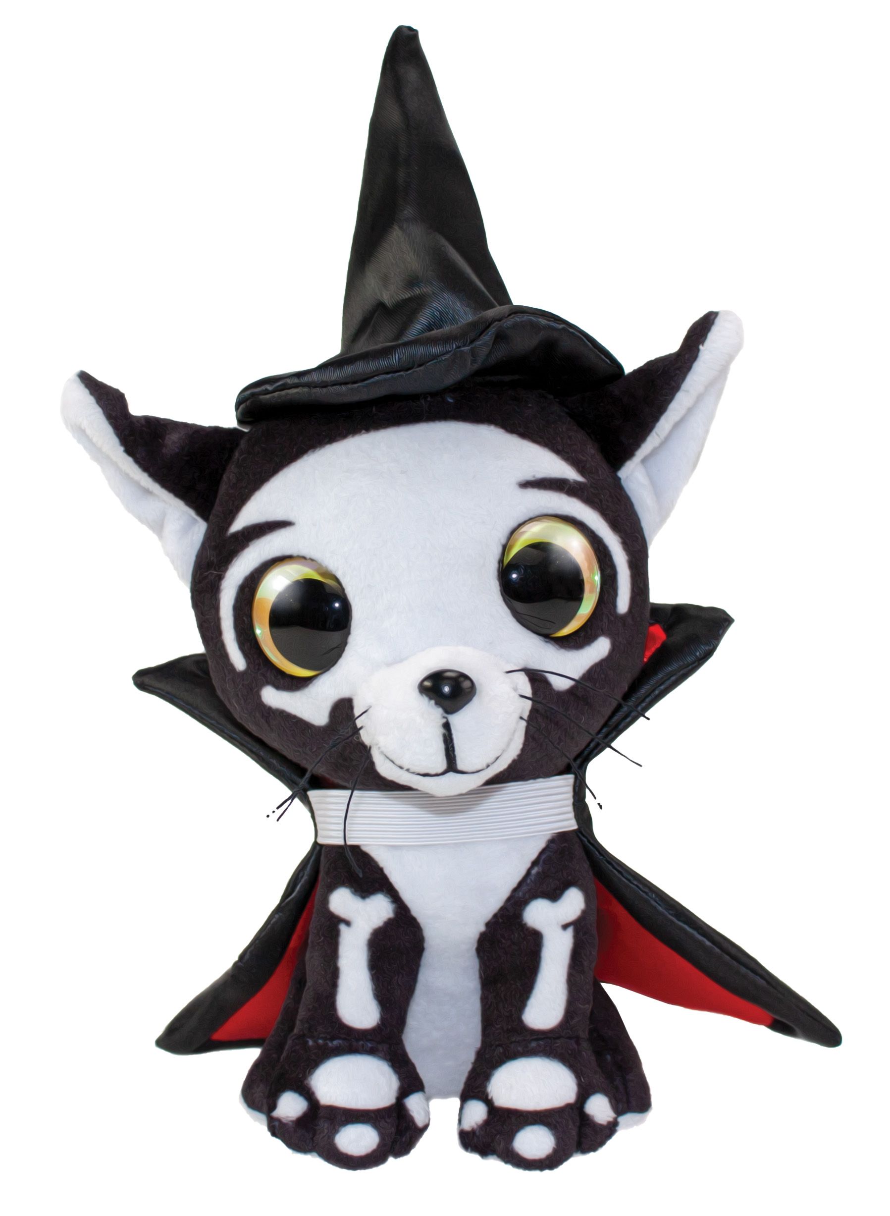 Lumo Stars Halloween Cat Spooky - Classic - 15cm - Zwart/Wit