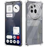 Phonillico® Case voor Nothing Phone 3a Pro - Schokbestendige bescherming Zacht TPU Transparant