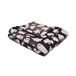 Bedlam - Fleecy bedsprei voor Halloween - Spooky Ghosts - 120 x 150 cm in grijs