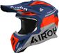 Airoh Aviator Ace 2 Fury Motocrosshelm Blauw/Oranje Maat L